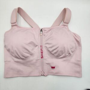 SheFit Flex Sports‎ Bra Size 5Luxe Blush Pink Women's